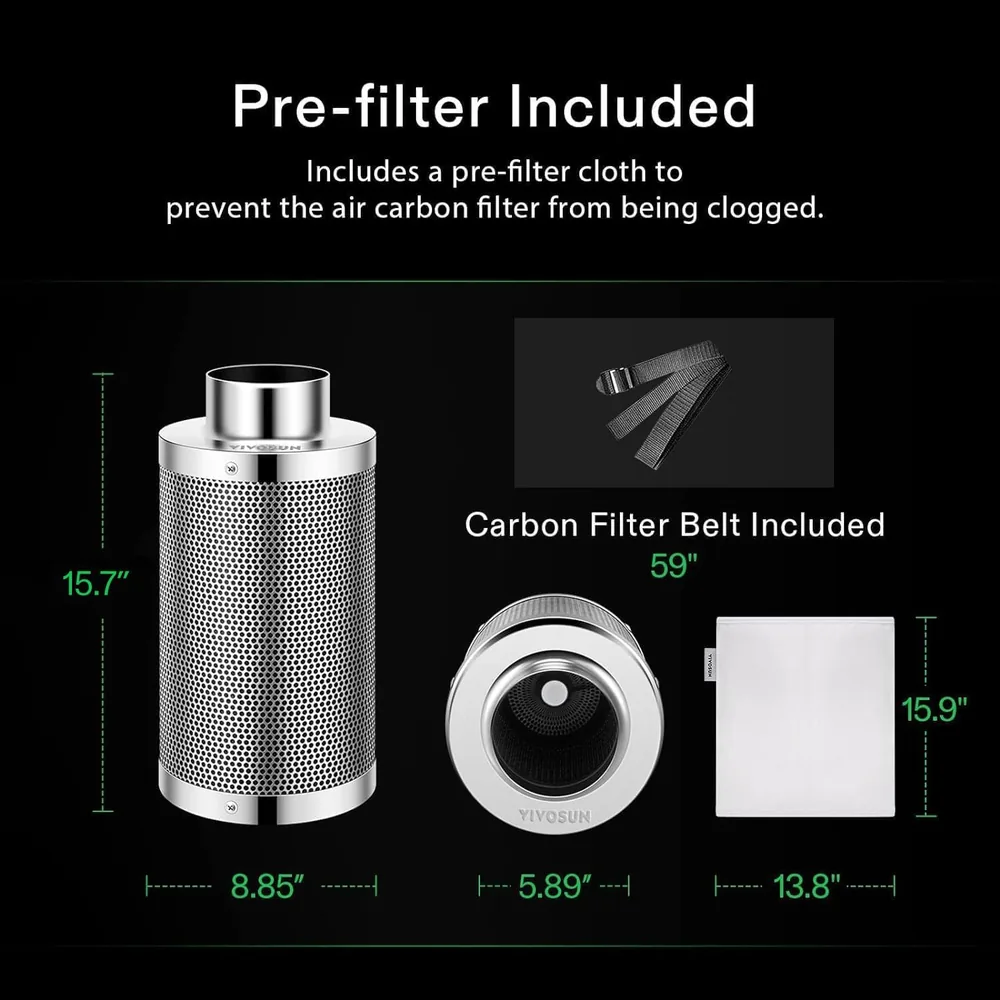 6" Carbon Filter with Pre-Filter image 6
