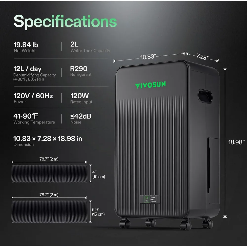 AeroDrain D12 Smart Dehumidifier image 7