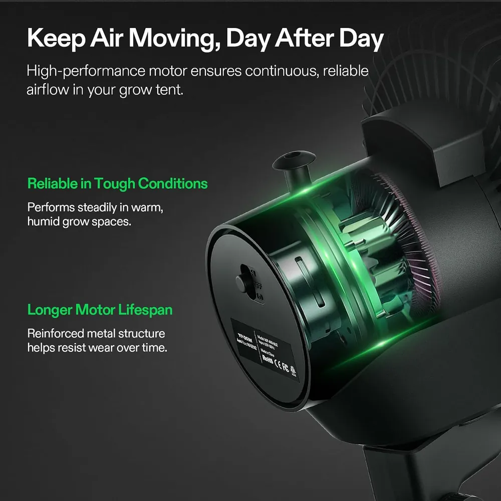 AeroWave A6 6" Clip Fan image 5