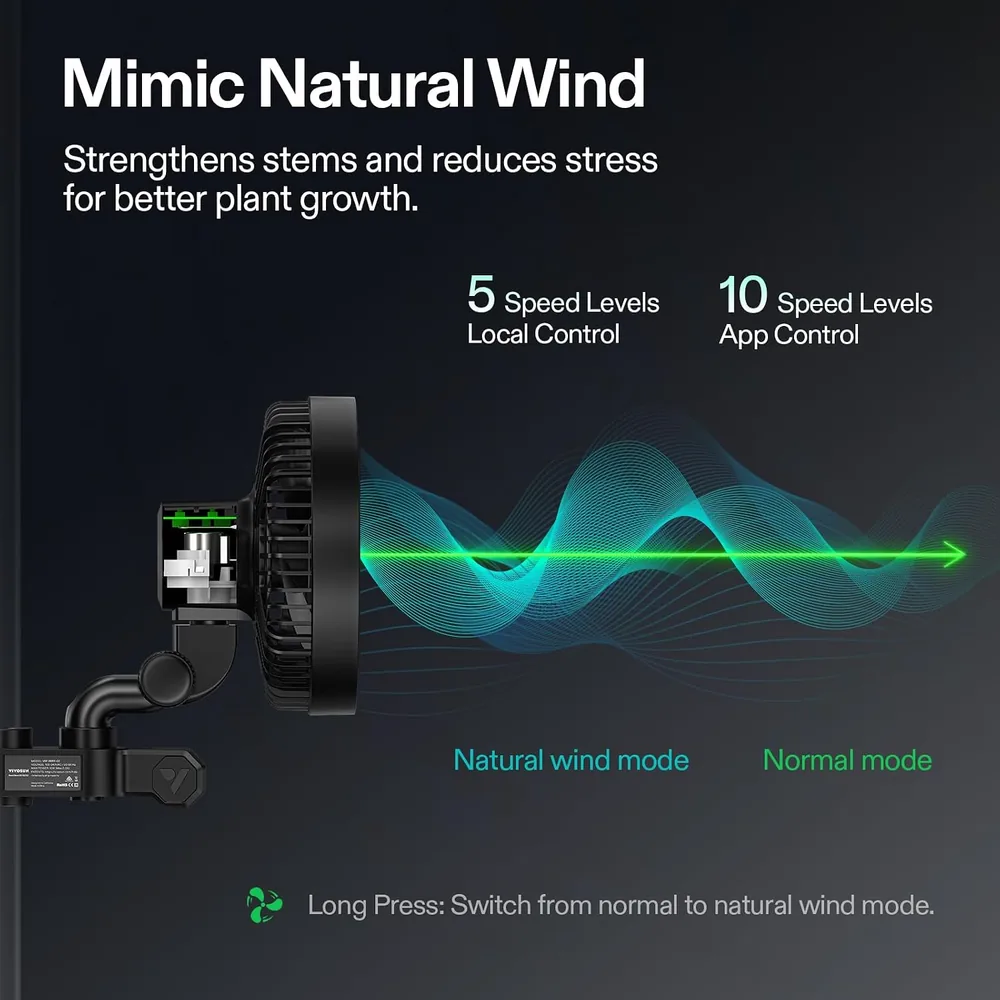 AeroWave E6 Gen2 6" Smart Clip Fan image 5