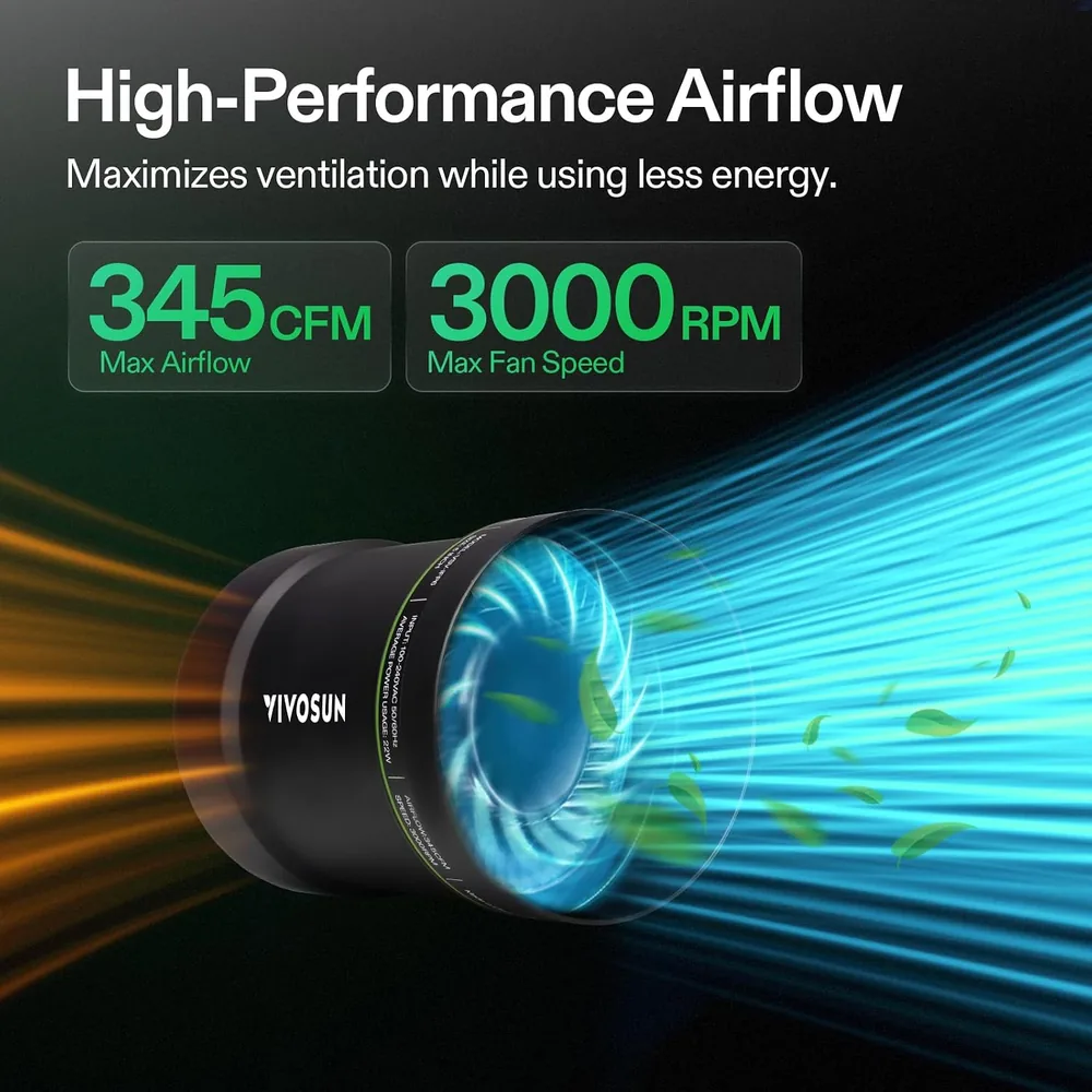 P6 6" Inline Fan with Speed Control image 2