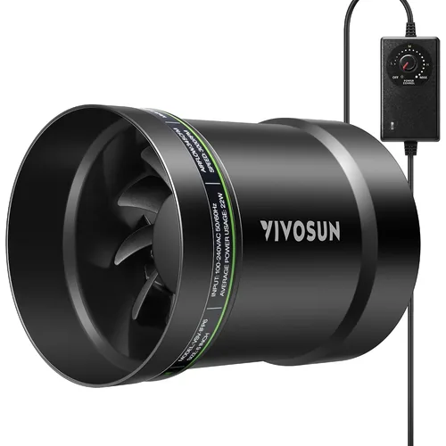 P6 6" Inline Fan with Speed Control