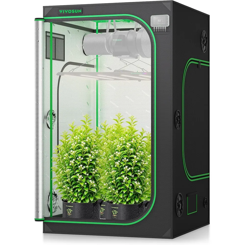 S448 4x4 Grow Tent, 48" x 48" x 80" image 1